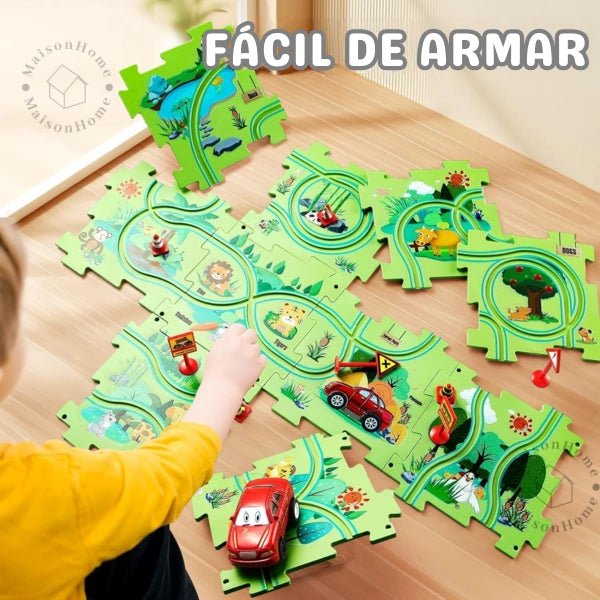 Construye y Aprende con PuzzleRacer™ Juguete Educativo. - MaisonStore